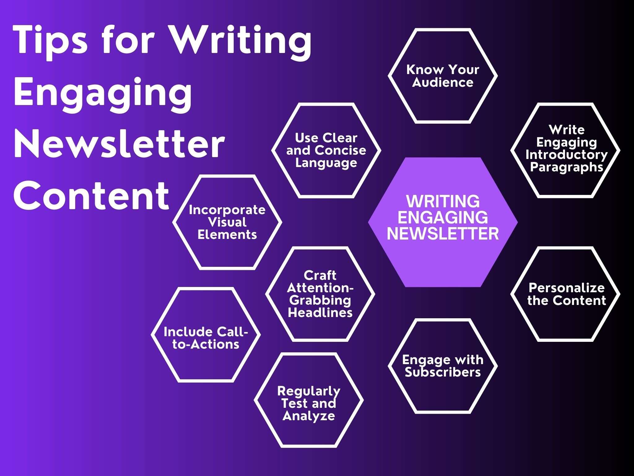 tips for writing enagging newsletter content