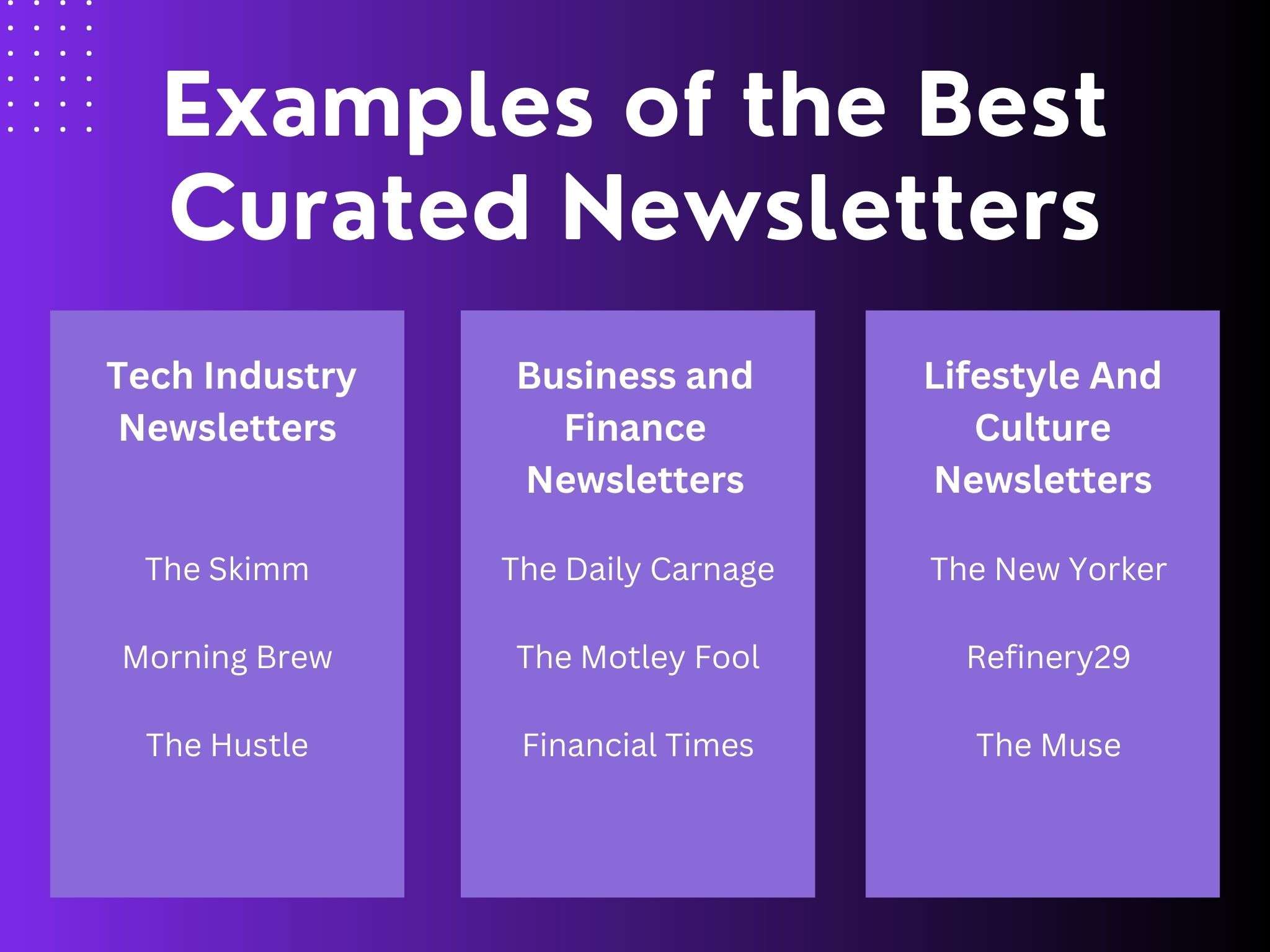 examples of the best curated newsletters