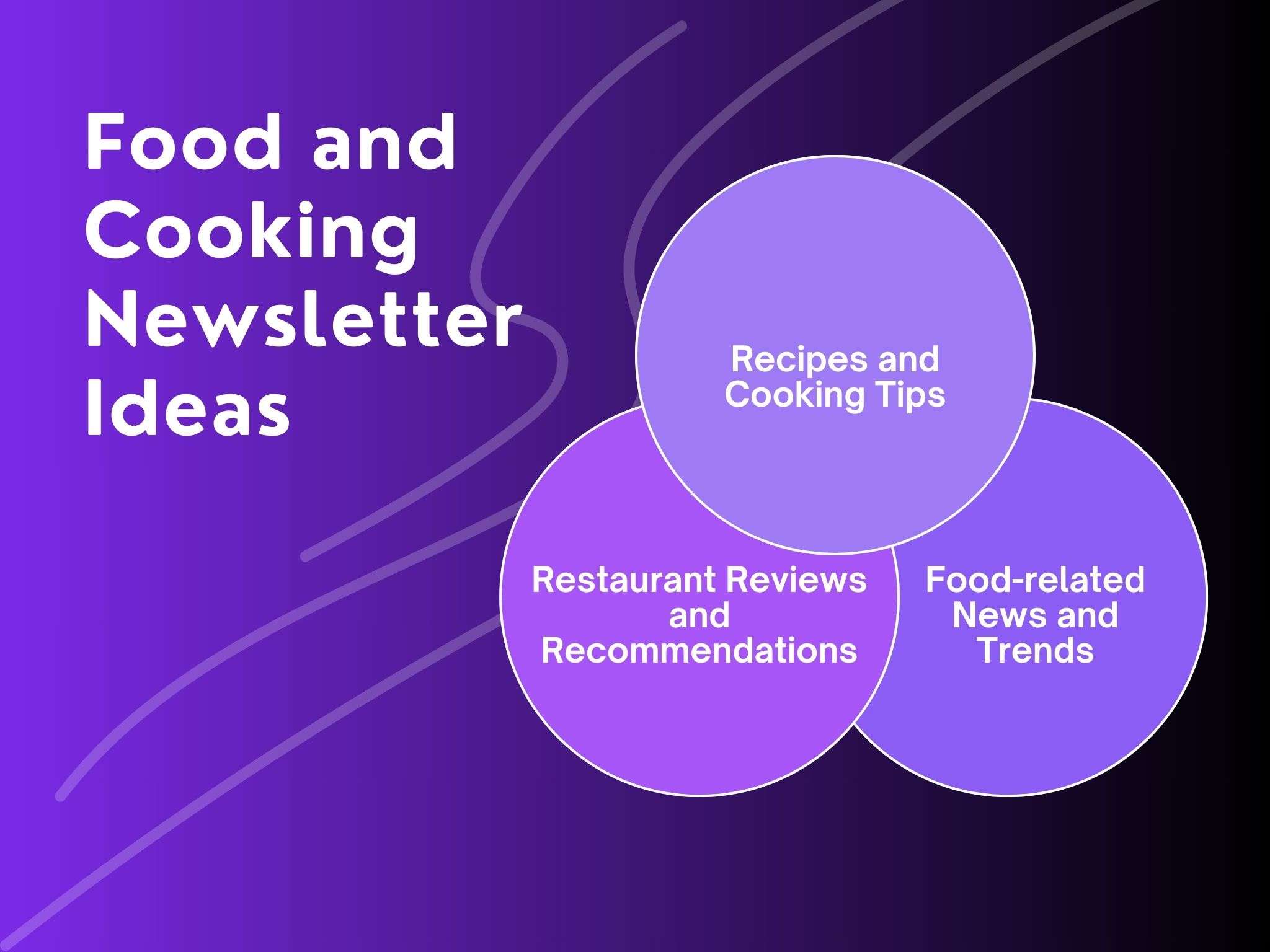 food and cooking newsletter ideas