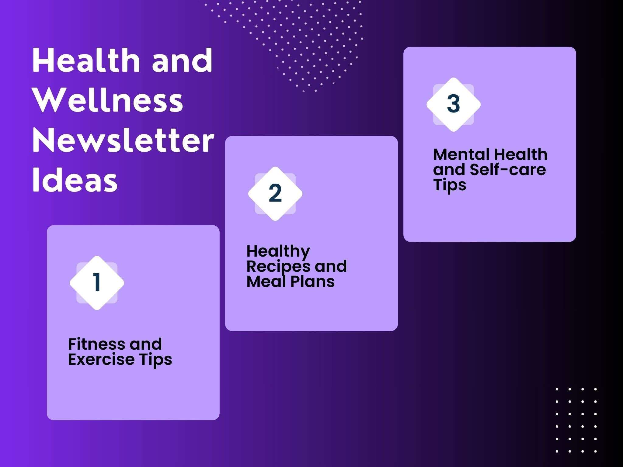 health and wellness newsletter ideas