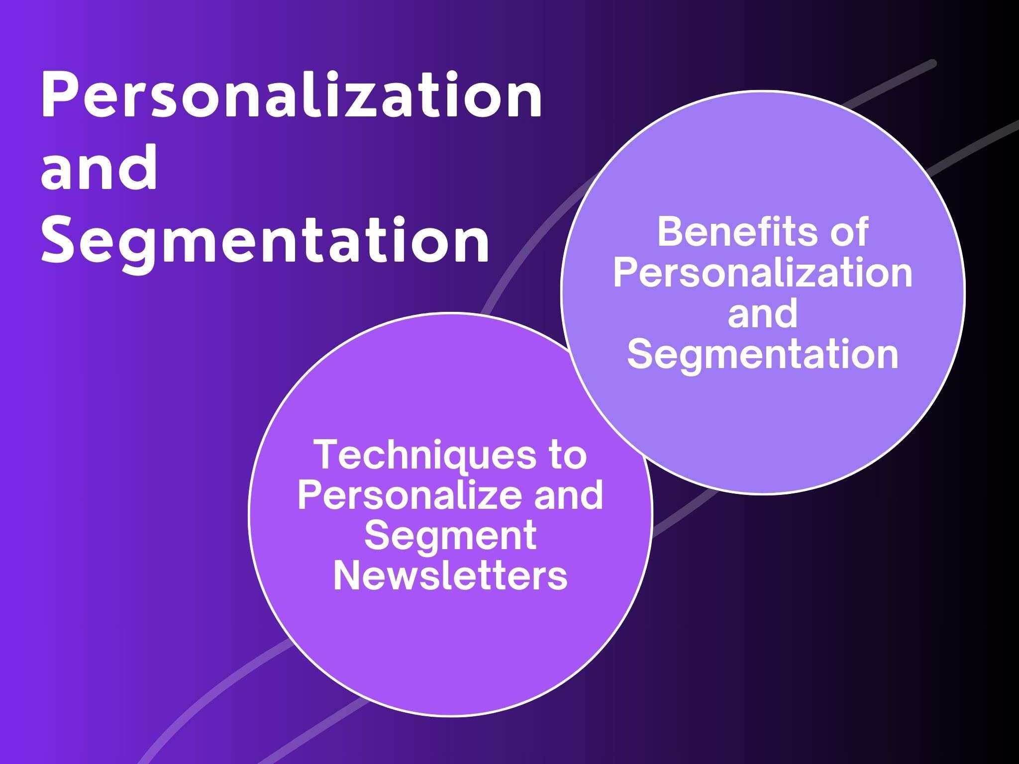 personalization and segmentation
