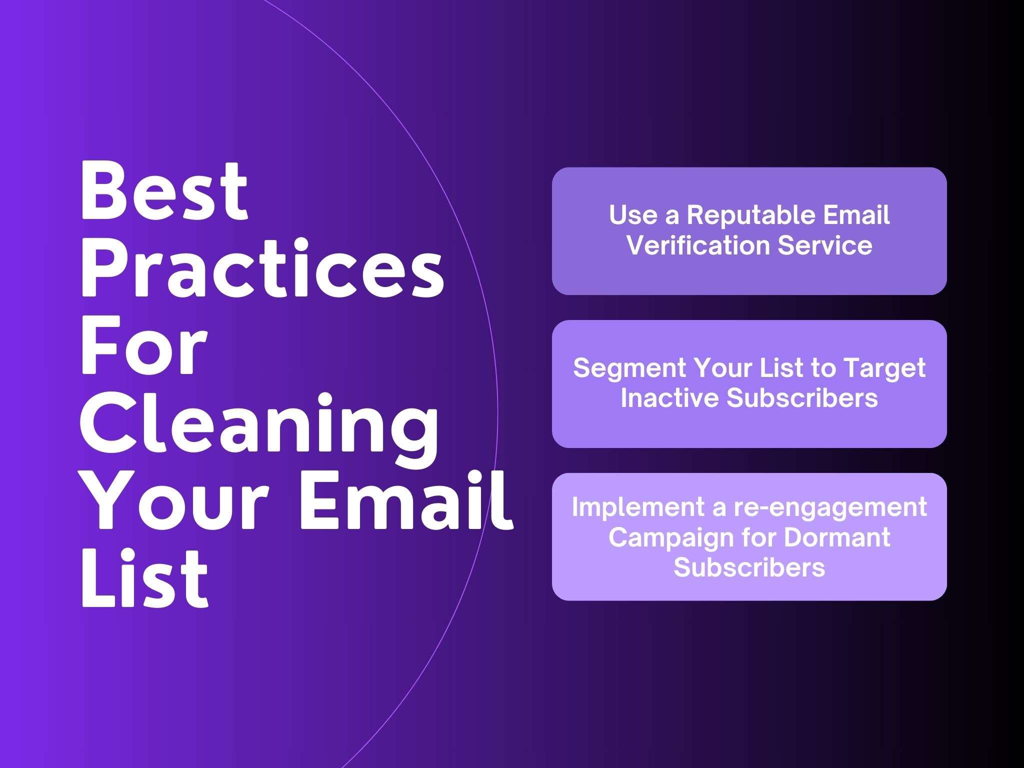 best practices for cleaning your email list