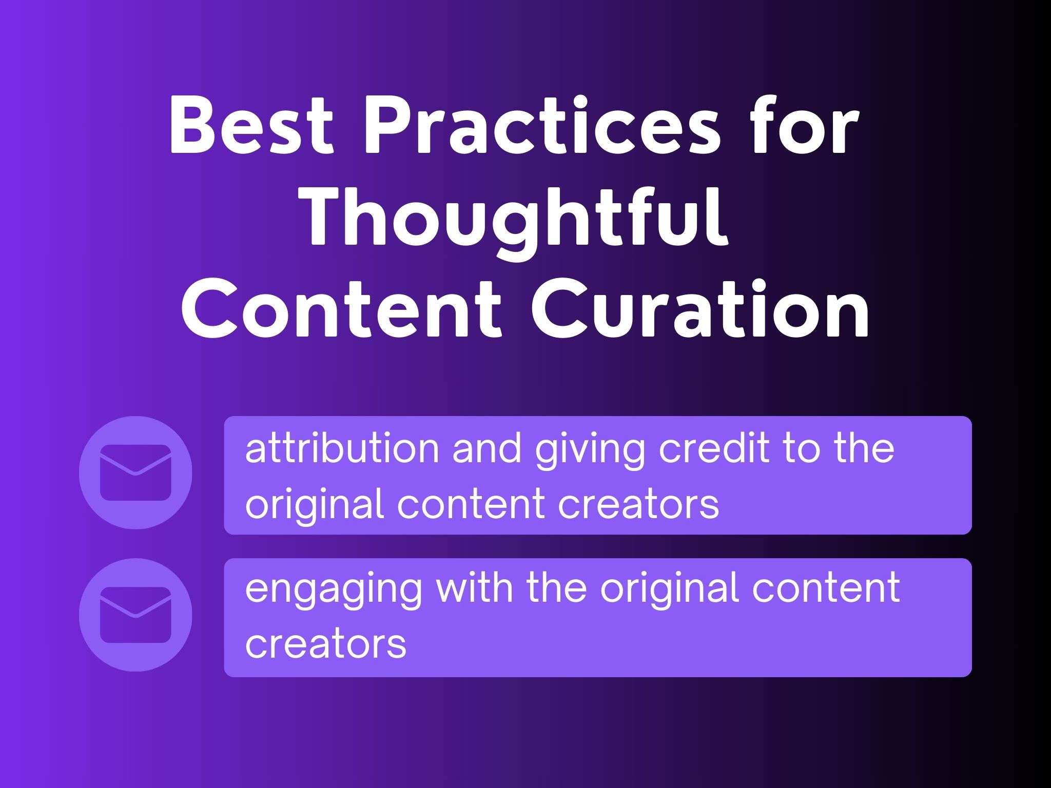 best practices for thoughtful content curation