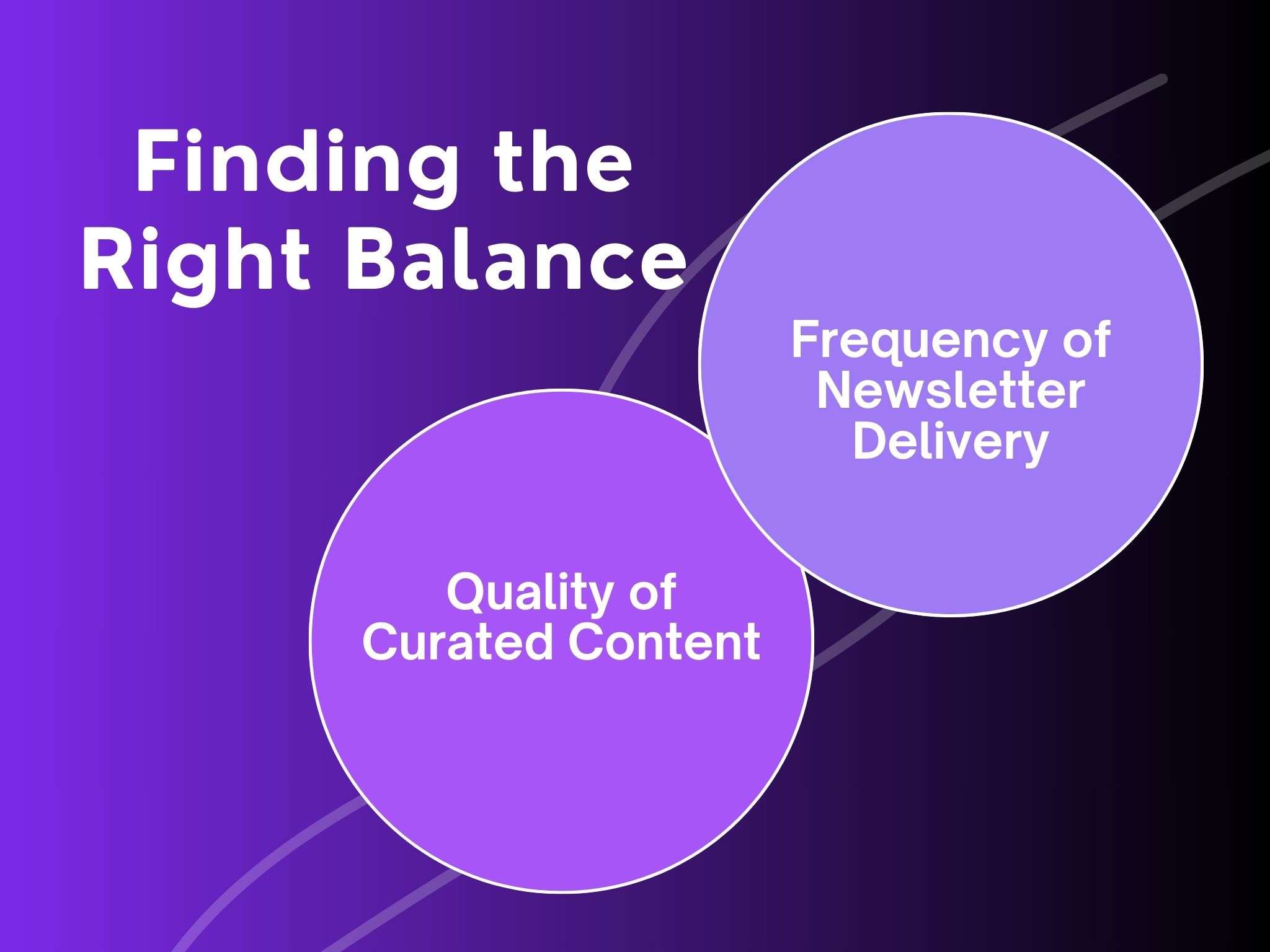 Finding the Right Balance